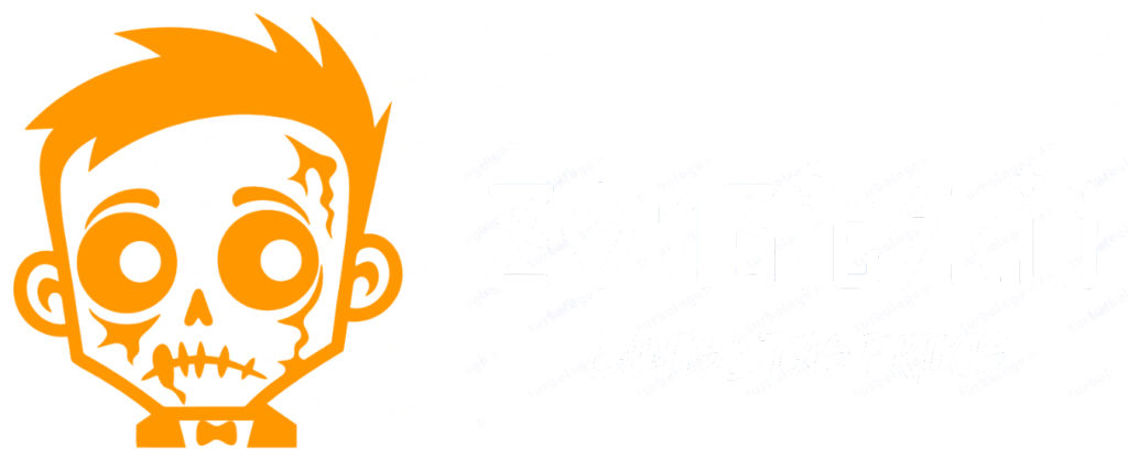 Logo horizontal Zombieskin blanco
